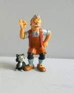 Gepetto met poes, Ophalen of Verzenden, Peter Pan of Pinokkio, Zo goed als nieuw, Beeldje of Figuurtje