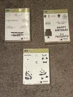 Stampin Up Houten Stempel Set - Diverse Thema's, Ophalen of Verzenden, Zo goed als nieuw