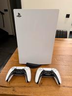Playstation 5 Disc + 2 controllers - Zo goed als nieuw!, Spelcomputers en Games, Spelcomputers | Sony PlayStation 5, Ophalen of Verzenden