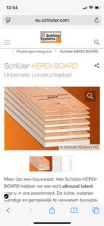 KERDI board 28 mm, Doe-het-zelf en Verbouw, Ophalen, Wandtegels, Nieuw, Minder dan 20 cm