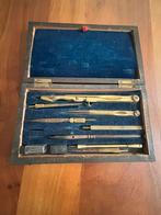 Antieke passerdoos 1867, Antiek en Kunst, Antiek | Gereedschap en Instrumenten, Ophalen of Verzenden