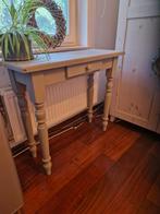 Sidetable / Bijzettafel met lade, Huis en Inrichting, Tafels | Sidetables, Ophalen, Gebruikt, 50 tot 100 cm, Landelijk
