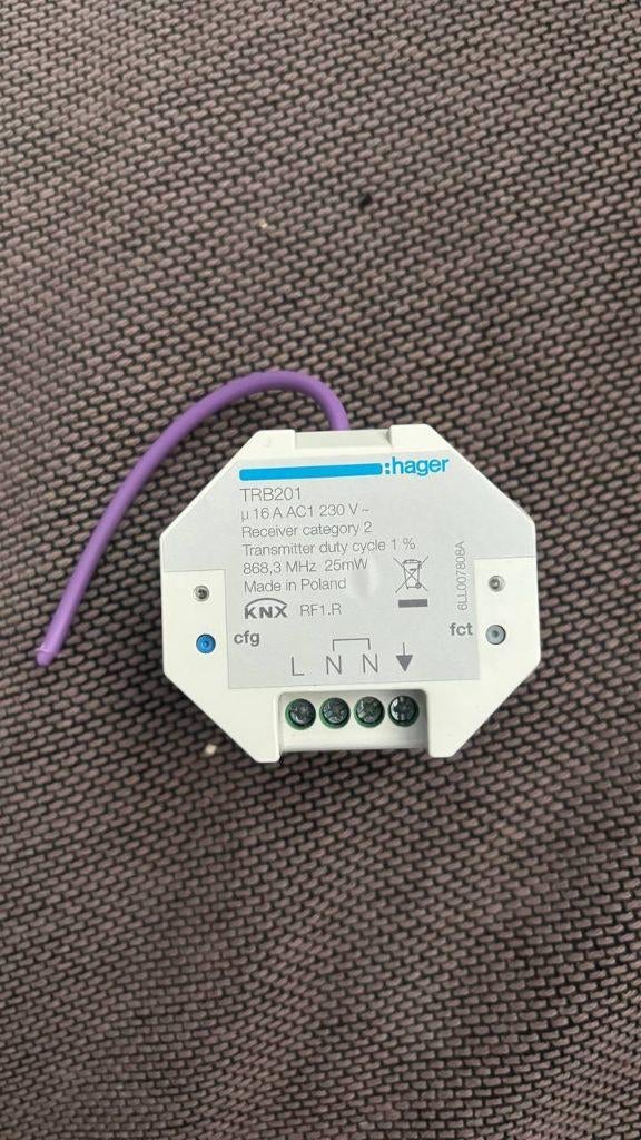 ager TRB201 KNX RF schakelactor 16A – Nieuw in doos, Doe-het-zelf en Verbouw, Elektra en Kabels, Nieuw, Overige typen, Ophalen of Verzenden