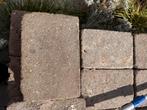 Ongeveer 10m2 gratis grijze terras stenen 30x20, Tuin en Terras, Tegels en Klinkers, Ophalen, Gebruikt, Beton, Klinkers