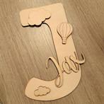 Houten letternaambordje – handgemaakt & gepersonaliseerd, Ophalen of Verzenden, Nieuw, Wanddecoratie
