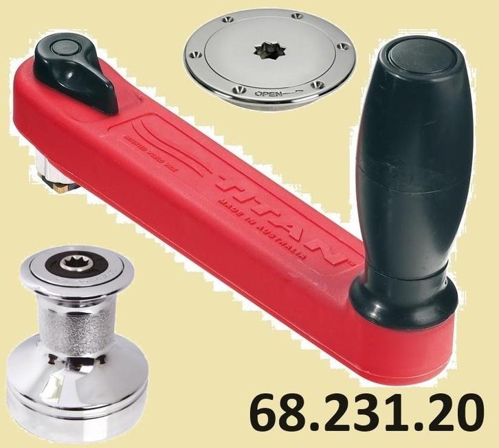 6823120 Lewmar handel voor inspectieluik & deklier € 49,95, Watersport en Boten, Accessoires en Onderhoud, Nieuw, Overige typen