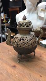 Antieke Tibetaanse theepot. Wierook. Decoratief., Antiek en Kunst, Antiek | Koper en Brons, Ophalen of Verzenden