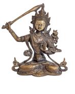 Bronzen Manjushri (bodhisattva van wijsheid), Ophalen of Verzenden, Gebruikt