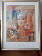 POSTER JOADOOR - NEFERTITE 90x68cm €15, Rechthoekig Staand, Met lijst, Ophalen of Verzenden, Zo goed als nieuw