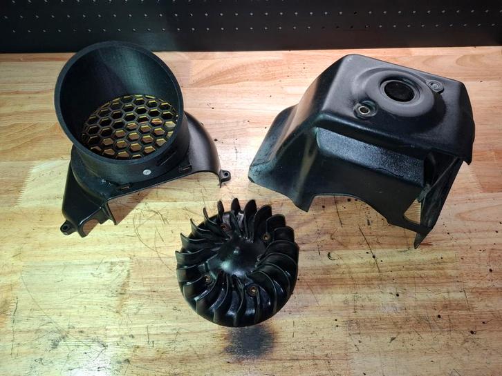 Piaggio Skipper Koelkappen Set, Fietsen en Brommers, Brommeronderdelen | Scooters, Zo goed als nieuw, Piaggio, Kap, Ophalen