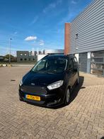 Ford Tourneo Courier 1.0 74KW 2015 Zwart met trekhaak, Auto's, Voorwielaandrijving, USB, Overige carrosserieën, 100 pk