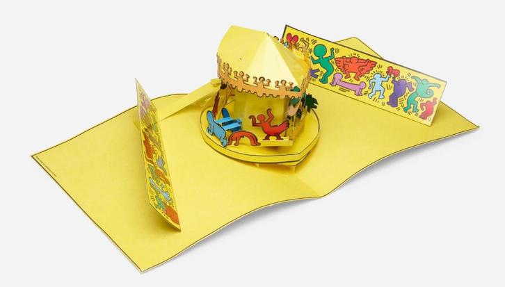 Keith HARING - Luna Luna Carrousel 1986, Antiek en Kunst, Kunst | Designobjecten, Ophalen of Verzenden