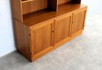vintage wandkast | boekenkast | jaren 60 | Zweeds, Gebruikt, Verzenden, ., Glas