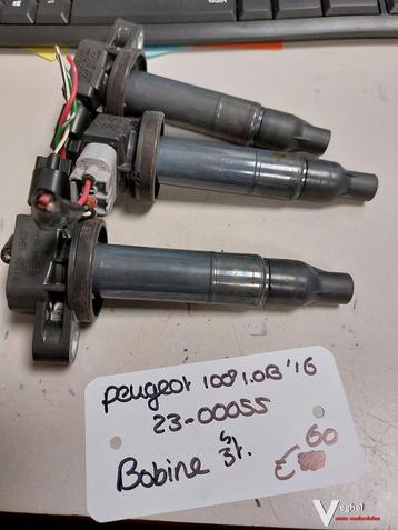 Peugeot 108 1.0B 5drs bobine 3 stuks '16 beschikbaar voor biedingen
