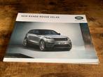 Range Rover Velar Brochure 2017 EN, Boeken, Ophalen of Verzenden, Zo goed als nieuw, Algemeen