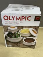 Stoofpot - Olympic hot pot 4 stuks voedsel verwarmen, Huis en Inrichting, Overige materialen, Pot, Bus of Blik, Nieuw, Ophalen of Verzenden