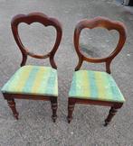 2 leuke lichte zitjes €10,-, Huis en Inrichting, Stoelen, Ophalen, Gebruikt