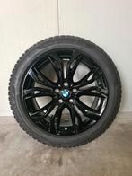 18' BMW X1 F48 X2 F39 Styling 566 Zwart met winterbanden, Ophalen, 18 inch, Banden en Velgen, Winterbanden
