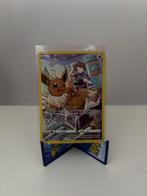 Eevee pokmeon kaart., Ophalen of Verzenden, Zo goed als nieuw, Foil