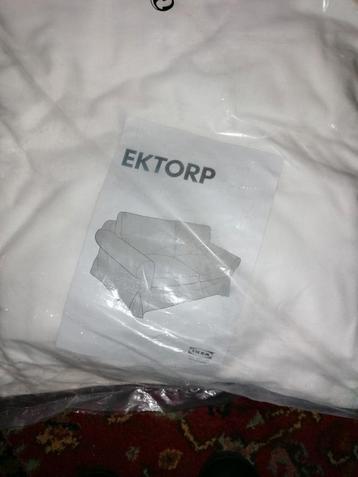 Ikea ektorp 2 zitsbank bekleding ecru nieuw