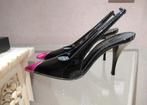 Nieuwe laklederen Saint Laurent pumps met metallic tip, 37, Pumps, Verzenden, Zwart, Nieuw