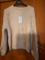 Poederroze Fluffy Trui met Rozen - Maat L Cottonclub, Maat 42/44 (L), Nieuw, Ophalen of Verzenden, Roze