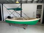 Groene console boot met nieuwe Tohatsu 5pk | Direct leverbaa, Ophalen, Gebruikt, Tot 10 pk, 3 tot 6 meter