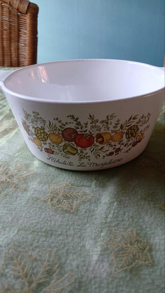 Vintage Vuurvaste Ovenschaal - 20cm, Huis en Inrichting, Keuken | Keukenbenodigdheden, Gebruikt, Ophalen of Verzenden