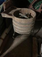 Antiek oud houten wasmachiene alleen voor decoratie, Ophalen of Verzenden, Zo goed als nieuw