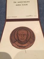 Zeldzame Medaille Św. Maksymilian Maria Kolbe 1982, Ophalen of Verzenden, Zo goed als nieuw
