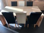 Gratis 6 eetkamer stoelen, Huis en Inrichting, Stoelen, Ophalen, Gebruikt
