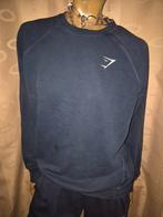 Prachtige sweater van gymshark maat M zgan blauw, Gymshark, Ophalen of Verzenden, Zo goed als nieuw, Maat 48/50 (M)