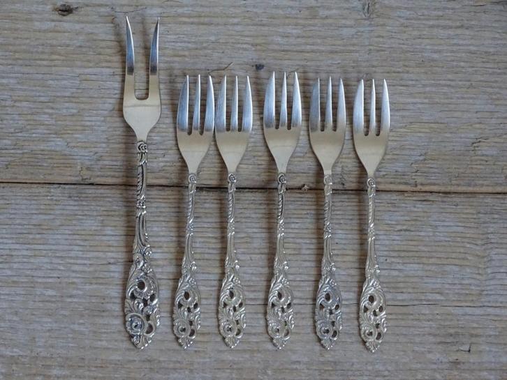 Bestek, GN Gero 90, nr. 635 OUD HOLLANDSCH, gaaf, Antiek en Kunst, Antiek | Bestek, Ophalen of Verzenden