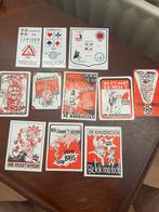 11 vintage carnavals stickers #knoerissen, Ophalen of Verzenden, Nieuw, Overige typen