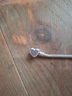 Pandora armband zilver met family bedel 20/21 cm, Zo goed als nieuw, Zilver, Zilver, Met bedels of kralen