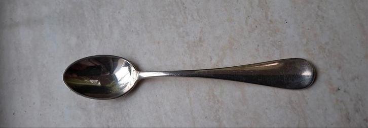 Keltum Hollands Glad Verzilverd Theelepeltje, Antiek en Kunst, Antiek | Bestek, Ophalen of Verzenden