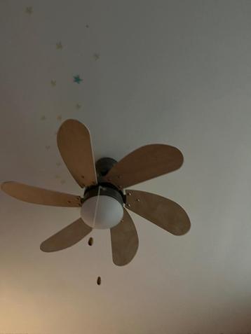 Plafond ventilator met lamp  beschikbaar voor biedingen