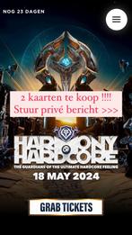 Harmony Of Hardcore 2024 2 tickets !, Twee personen