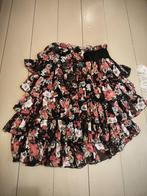 Rok bloemetjes, Maat 38/40 (M), Zwart, Ophalen of Verzenden, Zo goed als nieuw