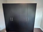 Supermooie zwarte Ikea Pax kast 200cm, Huis en Inrichting, Ophalen, 200 cm of meer, 150 tot 200 cm, Zo goed als nieuw