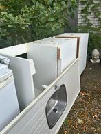 Keukenblok 2.10m - Gratis af te halen, Ophalen, Gebruikt, Wit, 150 tot 200 cm