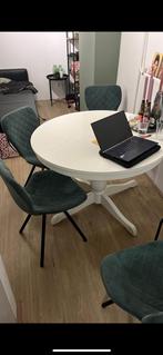 Kwantum eetkamerstoelen Lucca Groen, Huis en Inrichting, Stoelen, Ophalen, Gebruikt