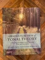 Graduate Review of Tonal Theory, Ophalen of Verzenden, Zo goed als nieuw, Genre of Stijl, Steven G Laitz, Chris Barlette