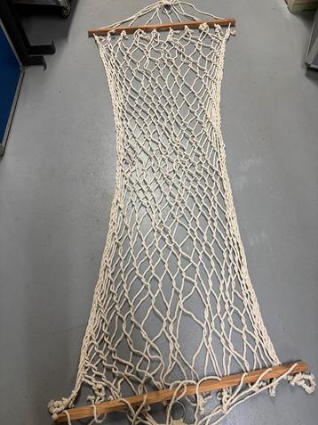 Nieuwe gevlochten hangmat incl. touwen beschikbaar voor biedingen