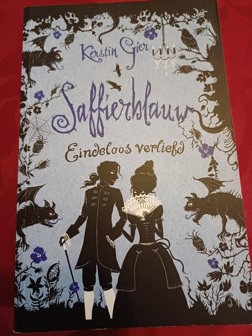 Kerstin gier - eindeloos verliefd - saffierblauw,paperback.z, Boeken, Chicklit, Gelezen, Ophalen