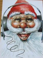 kerst kabouter luistert naar muziek - twee keer - nieuw, Verzenden, 1980 tot heden, Ongelopen, Overige thema's