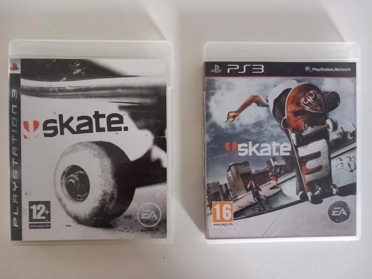 PS3  games:Skate en Skate 3 *in 1 koop €12,50, Spelcomputers en Games, Games | Sony PlayStation 3, Gebruikt, Sport, 1 speler, Vanaf 12 jaar