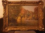 "Kleurrijke natuur (bos) in de herfst" van Joseph Francois., Antiek en Kunst, Kunst | Schilderijen | Klassiek, Ophalen of Verzenden