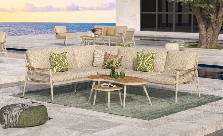 sevilla loungeset, Tuin en Terras, Tuinsets en Loungesets, Nieuw, Loungeset, Aluminium, 6 zitplaatsen, Bank, Ophalen