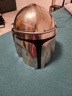 Metalen handgemaakte helm Mandalorian. Star wars, Ophalen of Verzenden, Nieuw, Tv, Kleding